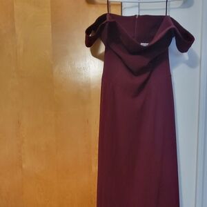 Dress the Population, Size Large, Burgandy Dress